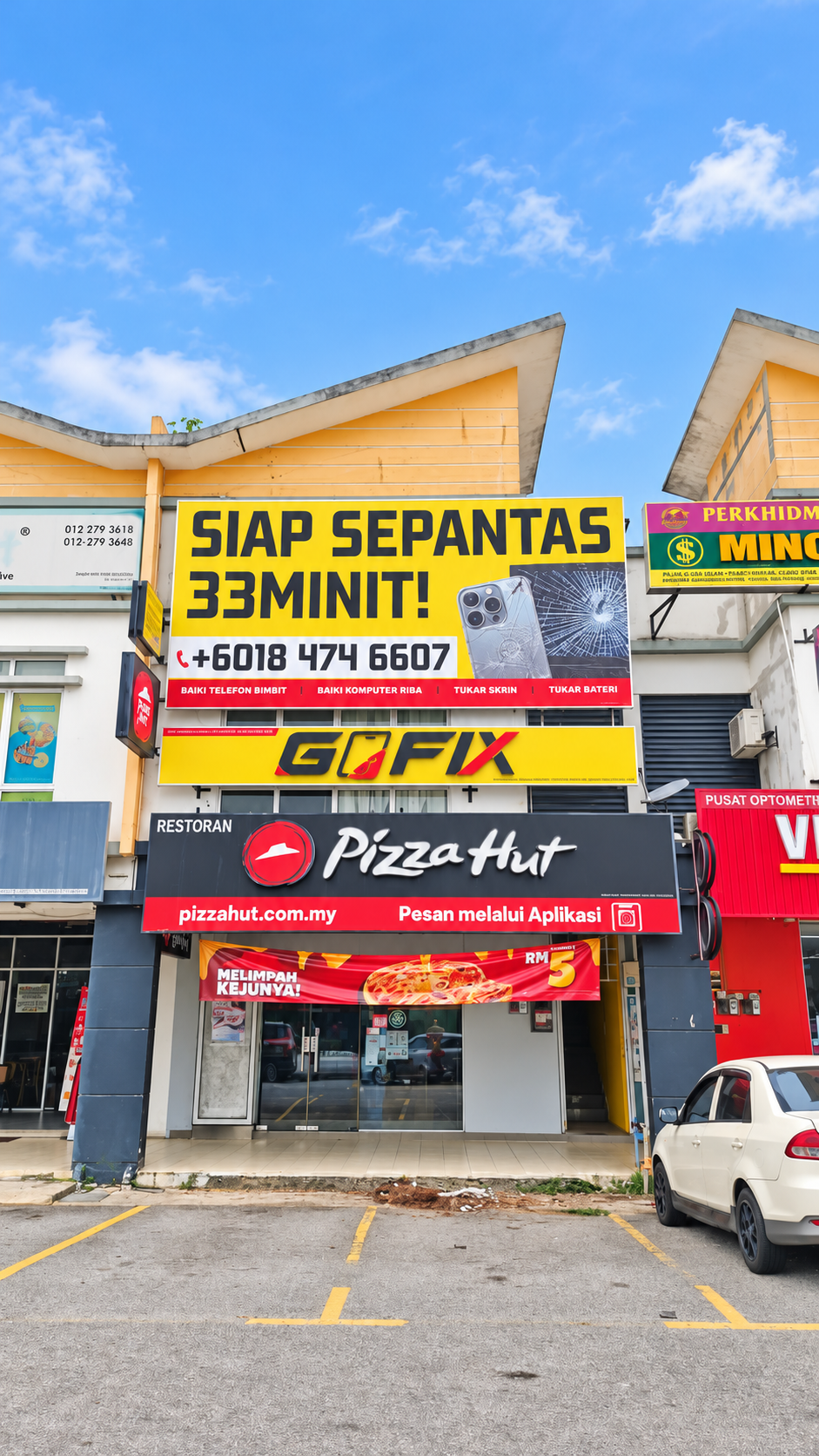 GOFIX Bandar Saujana Putra, pencahayaan gambar diperbaiki dengan AI